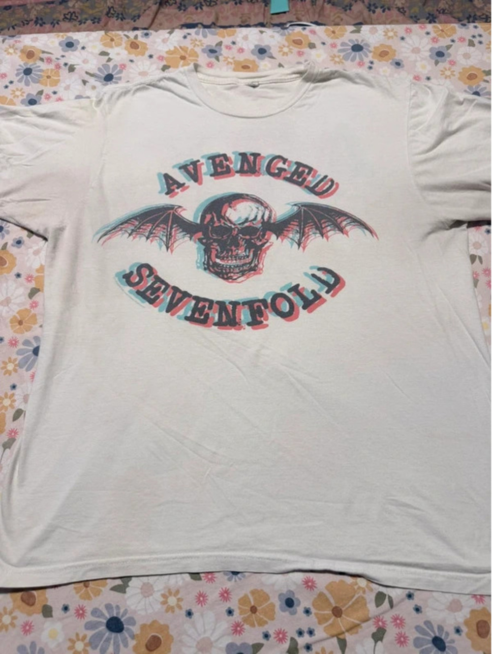 Avenged Sevenfold A7X Graphic T-Shirt Size Large 1122
